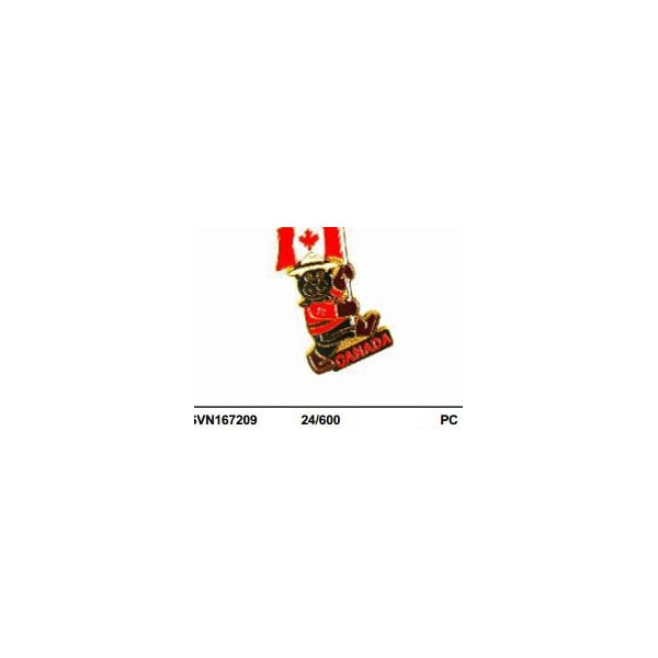 CANADA K/C TEDDY BEAR CANADA FLAG