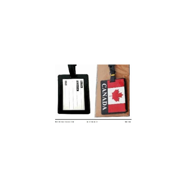 CANADA RUBBERIZED LUGGAGE TAG DLXE