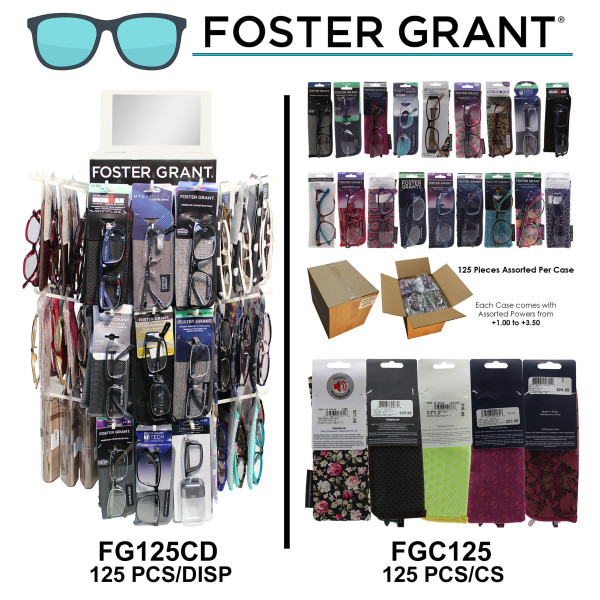 Foster Grant Reading Glasses Asst Power