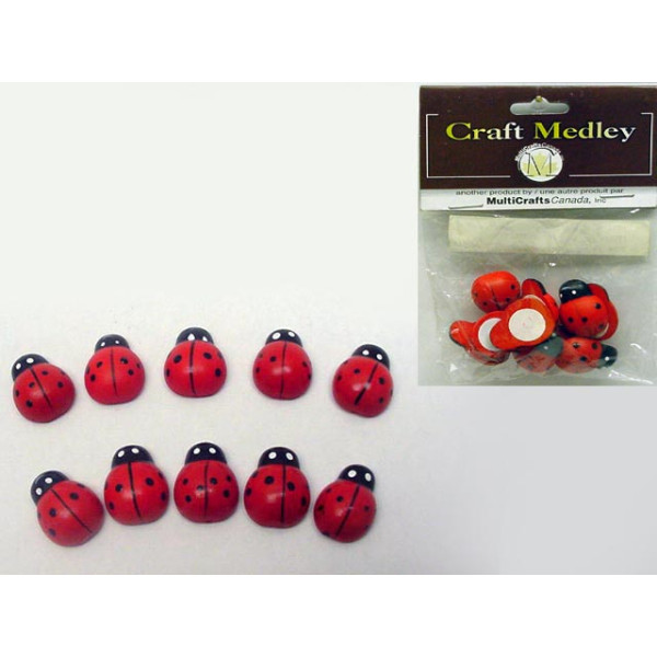 PAINTED WOOD LADY BUGS