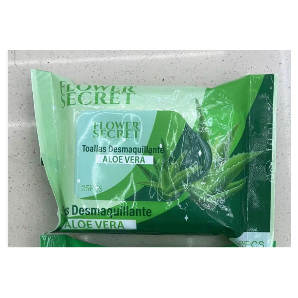 ALOE VERA CLEANING WIPES, 25PC