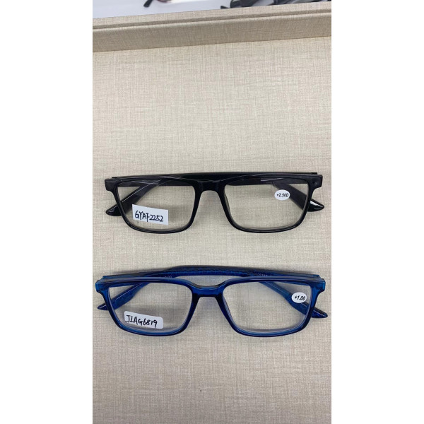 READING GLASSES PLASTIC FRAME  MIXED POWERS 4 COLORS