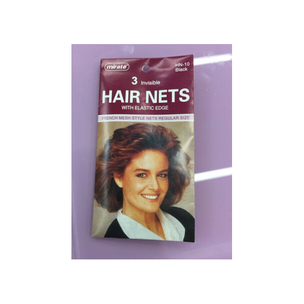HAIR NET  3PC (BLACK)
