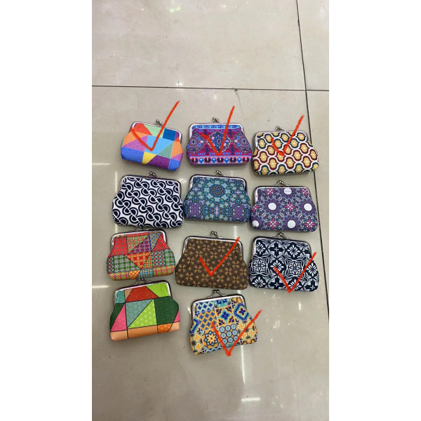 COIN PURSE BEAUTIFUL (6 STYLES MIXED)